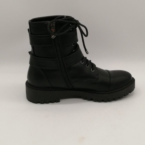 Jessica Simpson Black Combat Boots - Picture 2 of 11